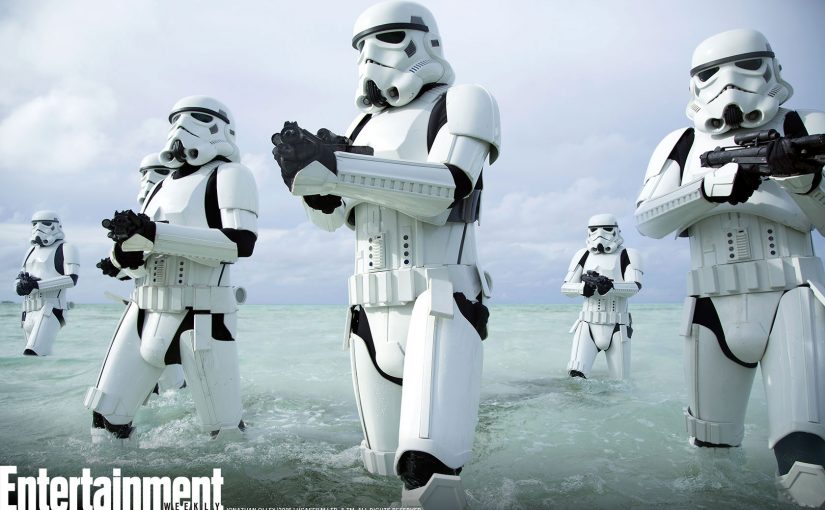 Stormtroopers en la playa