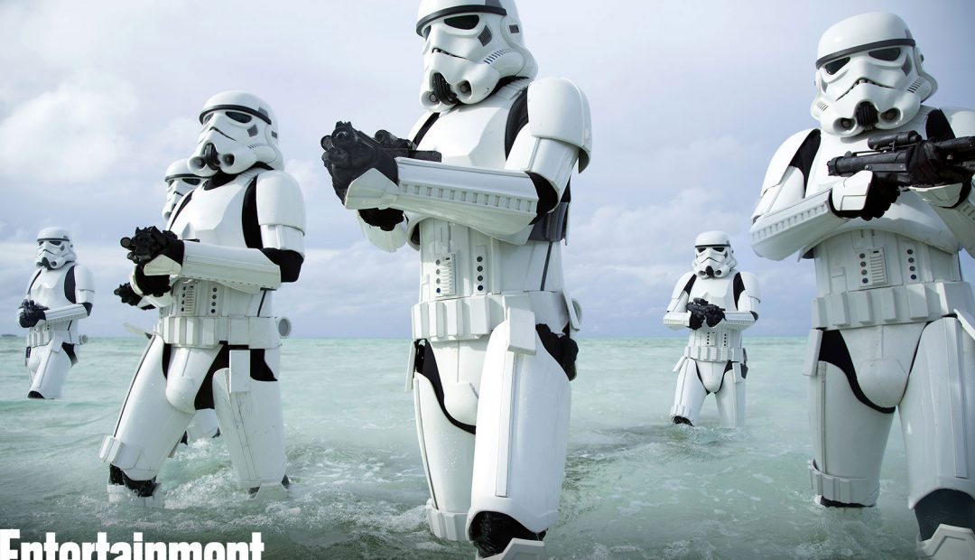 Stormtroopers en la playa