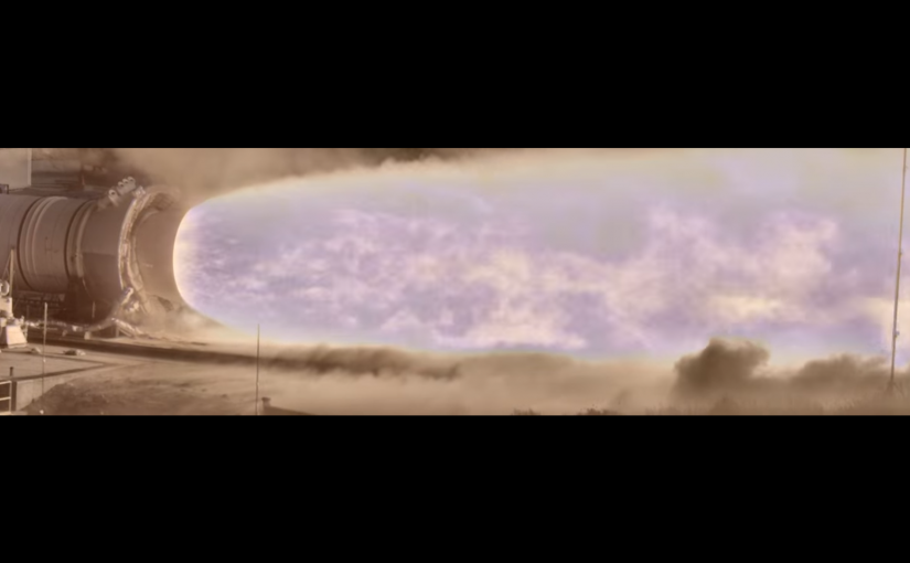 La NASA prueba una nueva cámara filmando la cola de fuego de un cohete de pruebas
