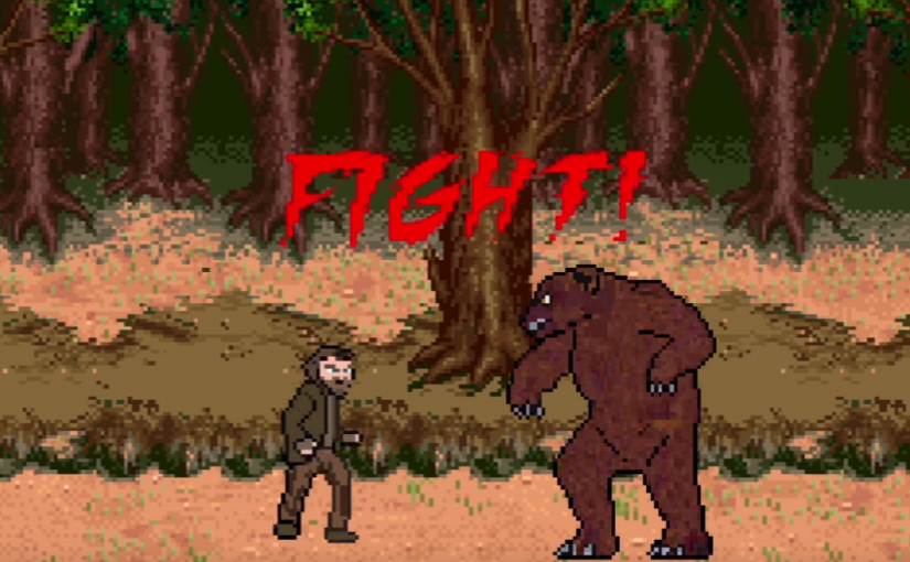 "The Revenant" como si fuera un juego de 8 bits