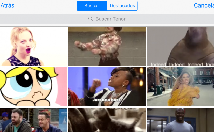 whatsapp incorpora buscador de gifs en iOS