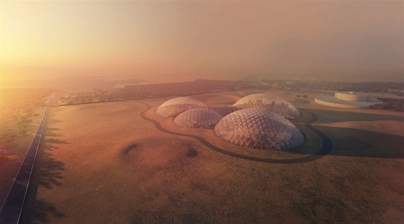 Construirán en Dubai un prototipo de ciudad marciana