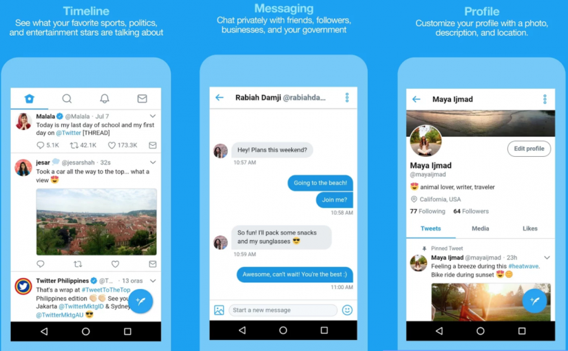 Twitter pone a pruebas una versión lite de su aplicación para smartphone