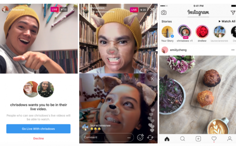 Instagram ahora permite transmisiones en vivo con invitados
