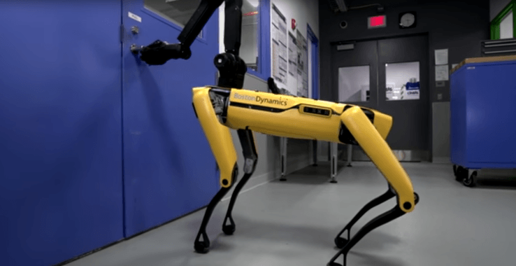 El robot que abre puertas…