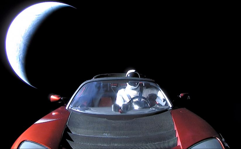 Ubicación en tiempo real del Tesla Roadster que el Falcon Heavy envió al espacio