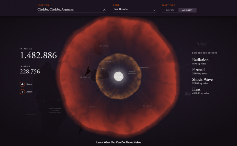 ¿Qué pasaría si una bomba atómica explotase cerca nuestro?