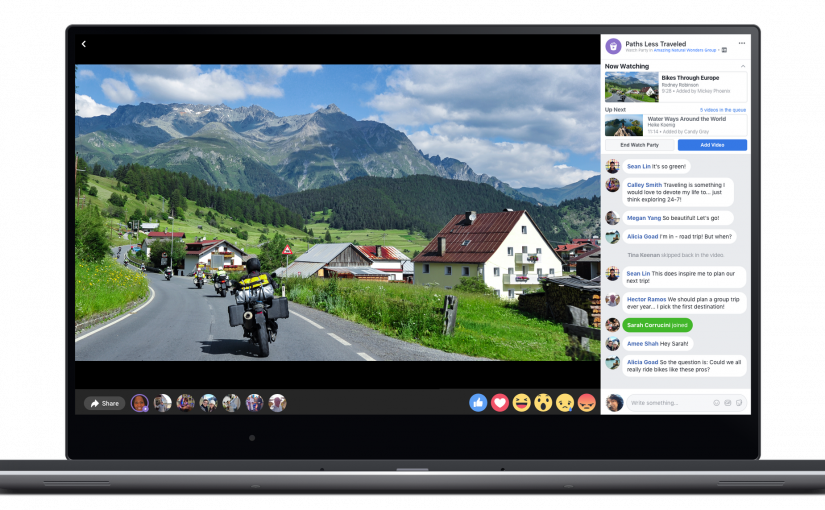 Facebook lanza “Watch Party” para ver videos con amigos