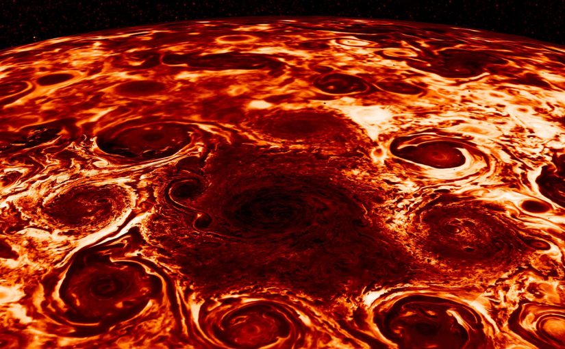 Los ciclones de Júpiter